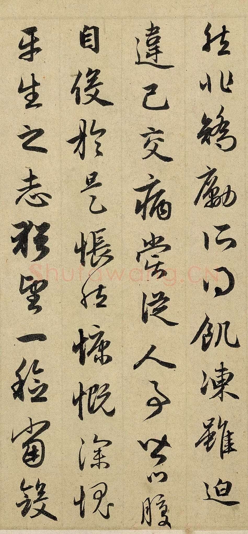 赵孟頫《归去来卷》纸本行书,24×146 厘米。辽宁省博物馆藏