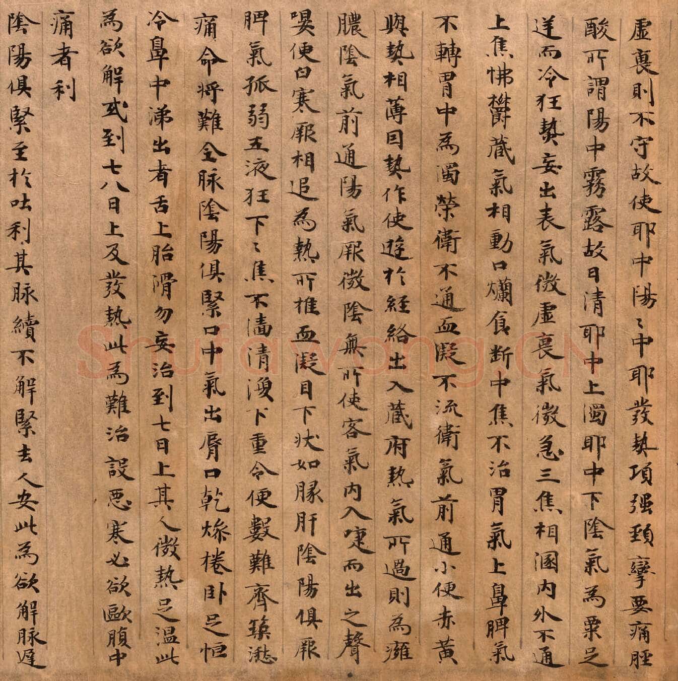 敦煌书法敦煌书法作品,摘自东晋至北宋医药文献