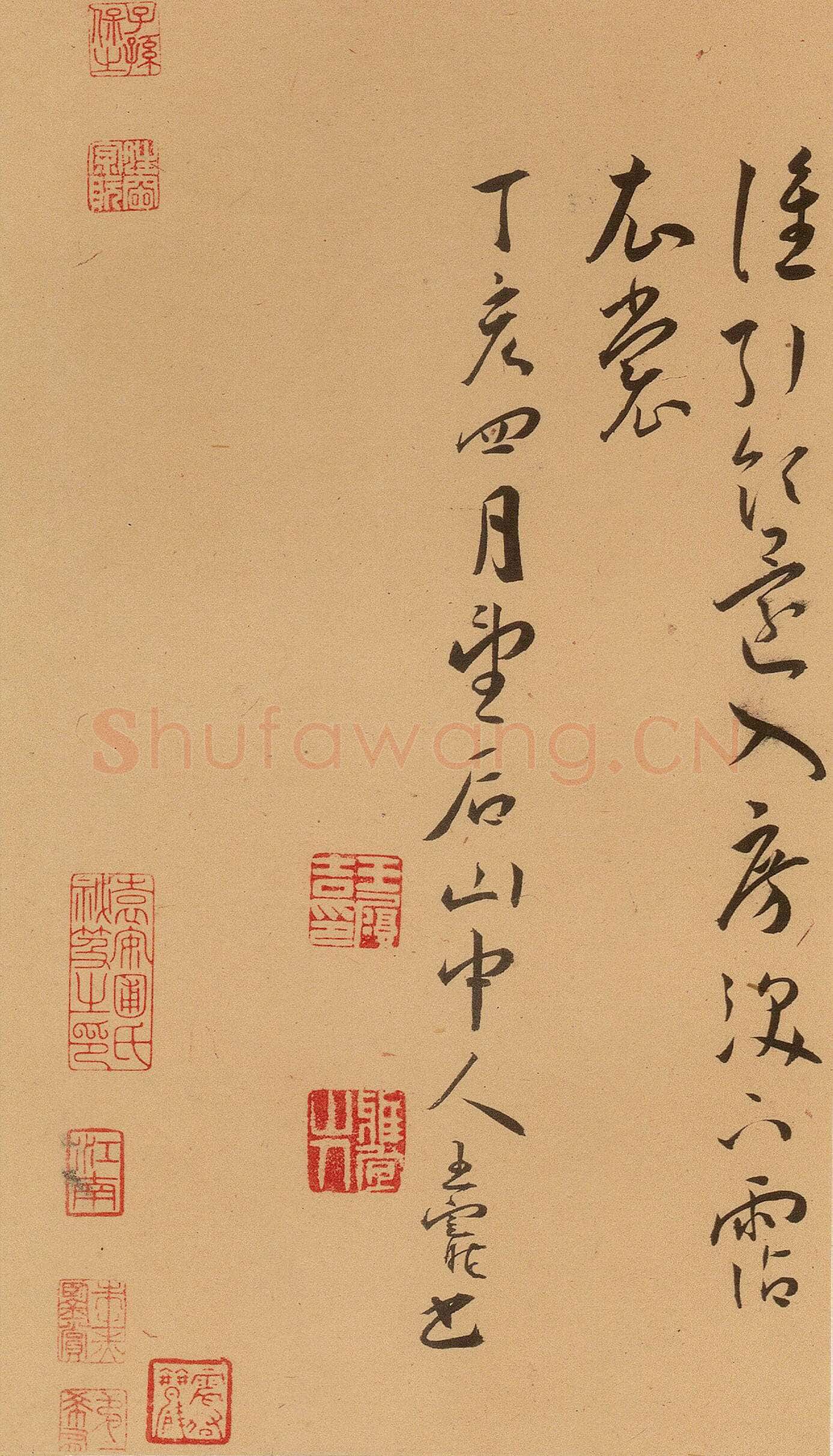 王宠《草书古诗十九首卷》纸本 草书 29.3×380.1cm 上海博物馆藏