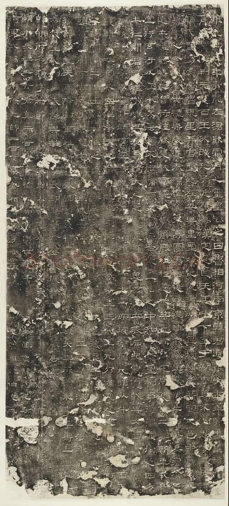 礼器碑汉金石作品欣赏,摘自秦汉礼器碑