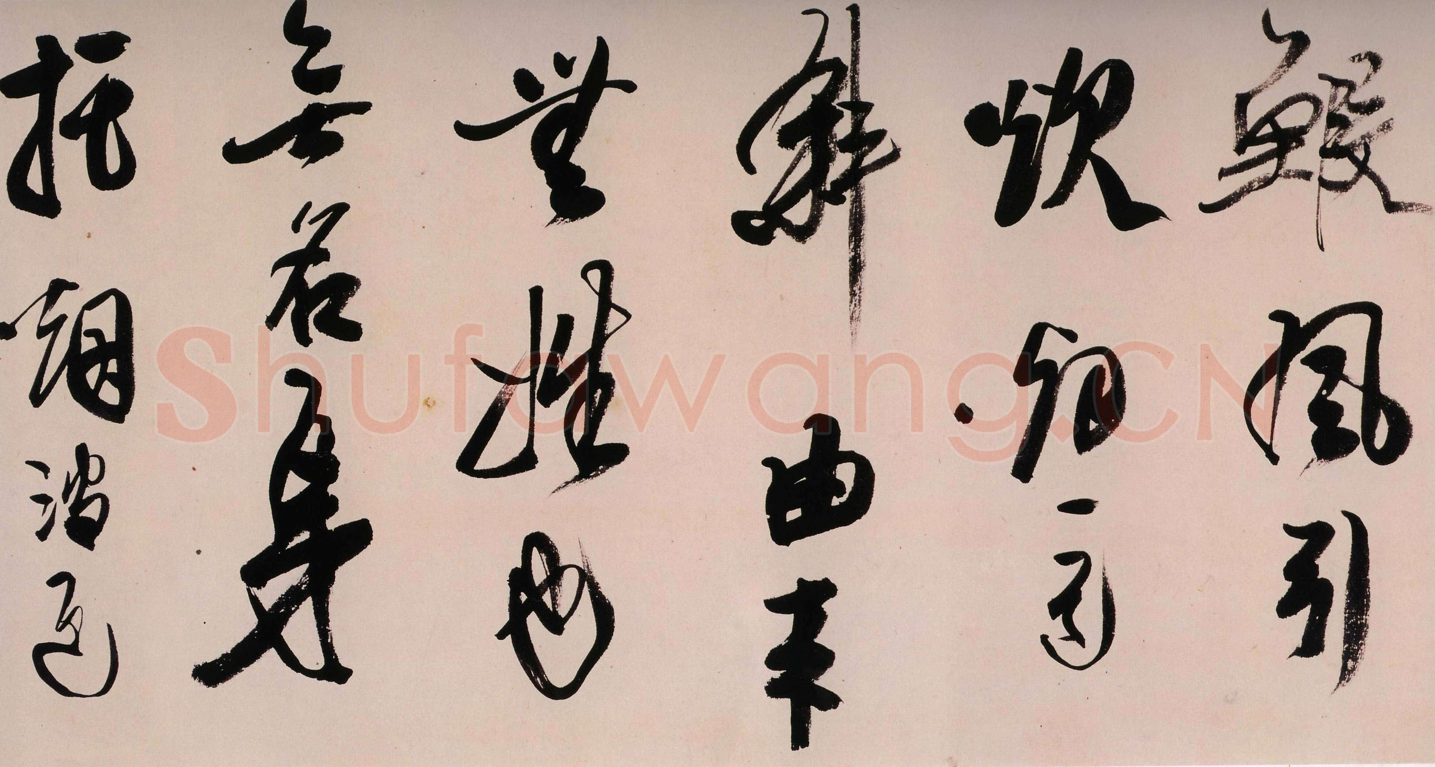 龚贤《行书渔歌子词卷》纸本行书 29.3×685.3cm。湖北省博物馆藏