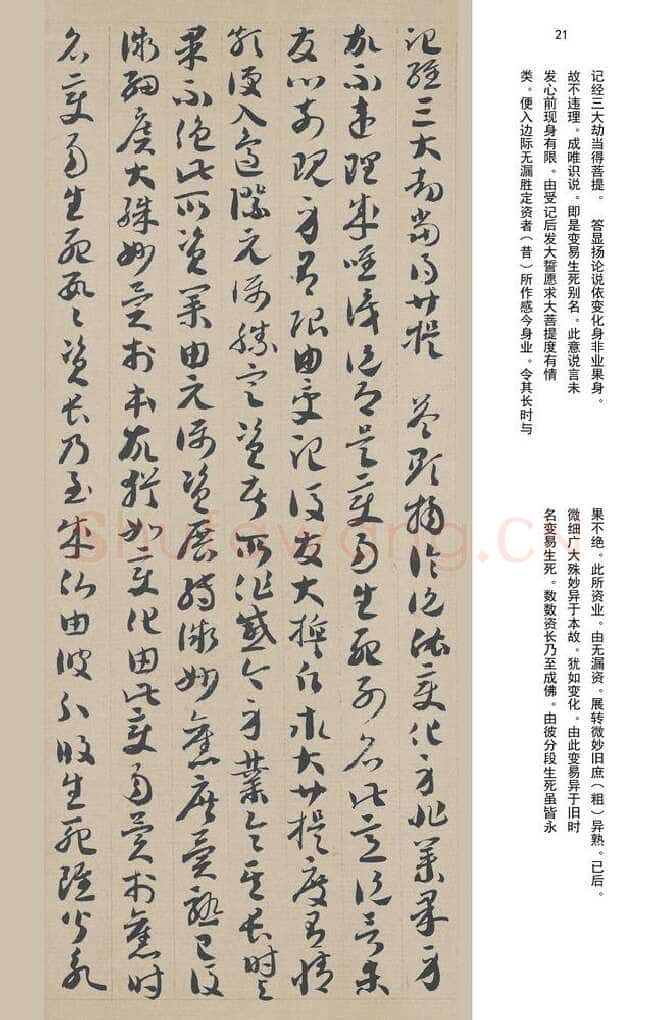 敦煌书法敦煌书法作品,摘自东晋至北宋唐人草书法华经玄赞卷