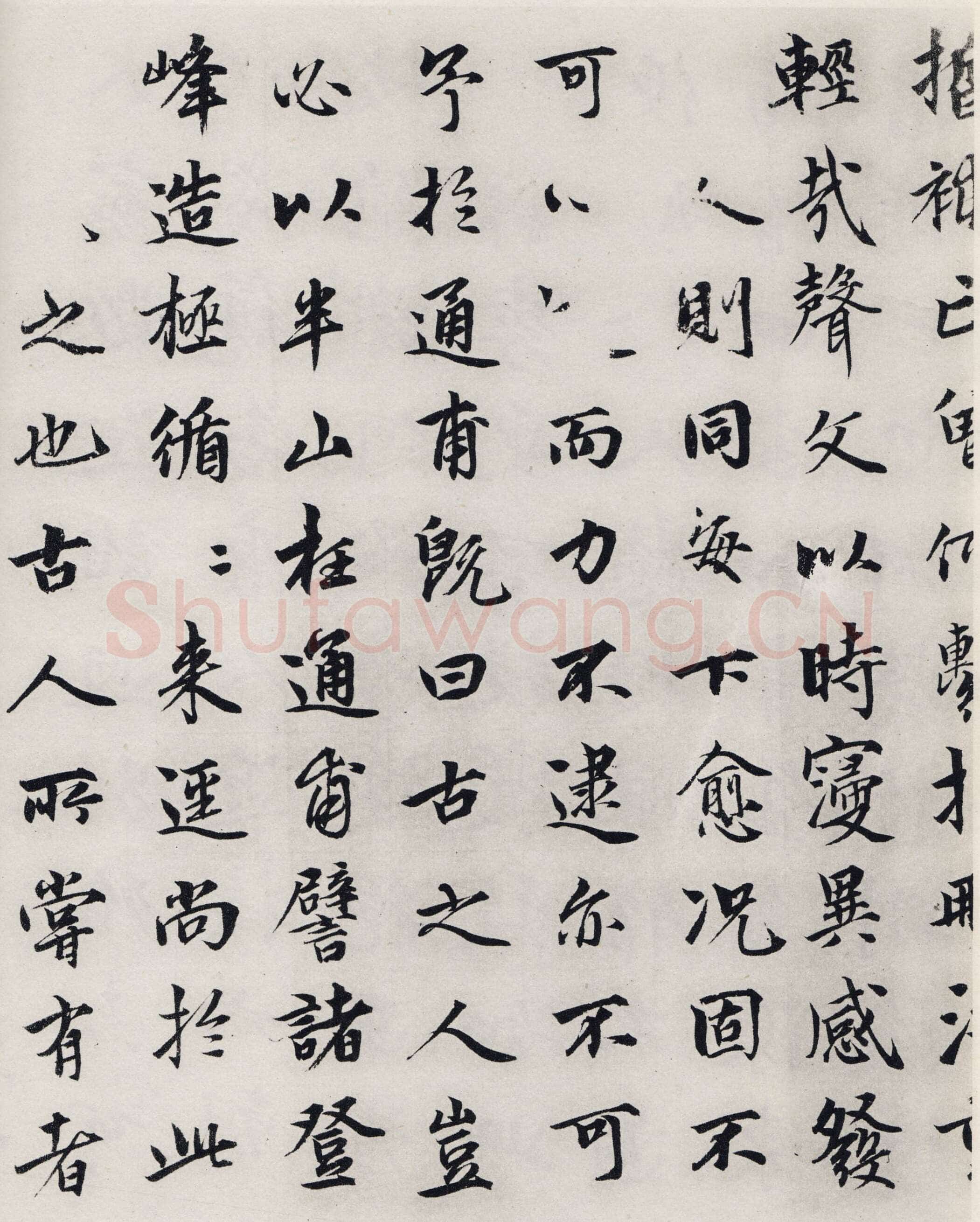 龚璛《静春堂诗序卷》纸本行楷书 31.2×151cm 北京故宫博物院藏