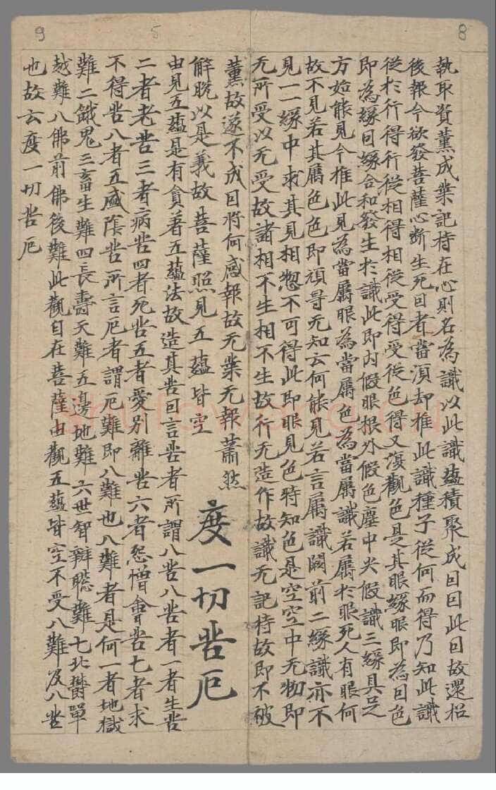 敦煌书法敦煌书法作品,摘自东晋至北宋般若波罗蜜多心经