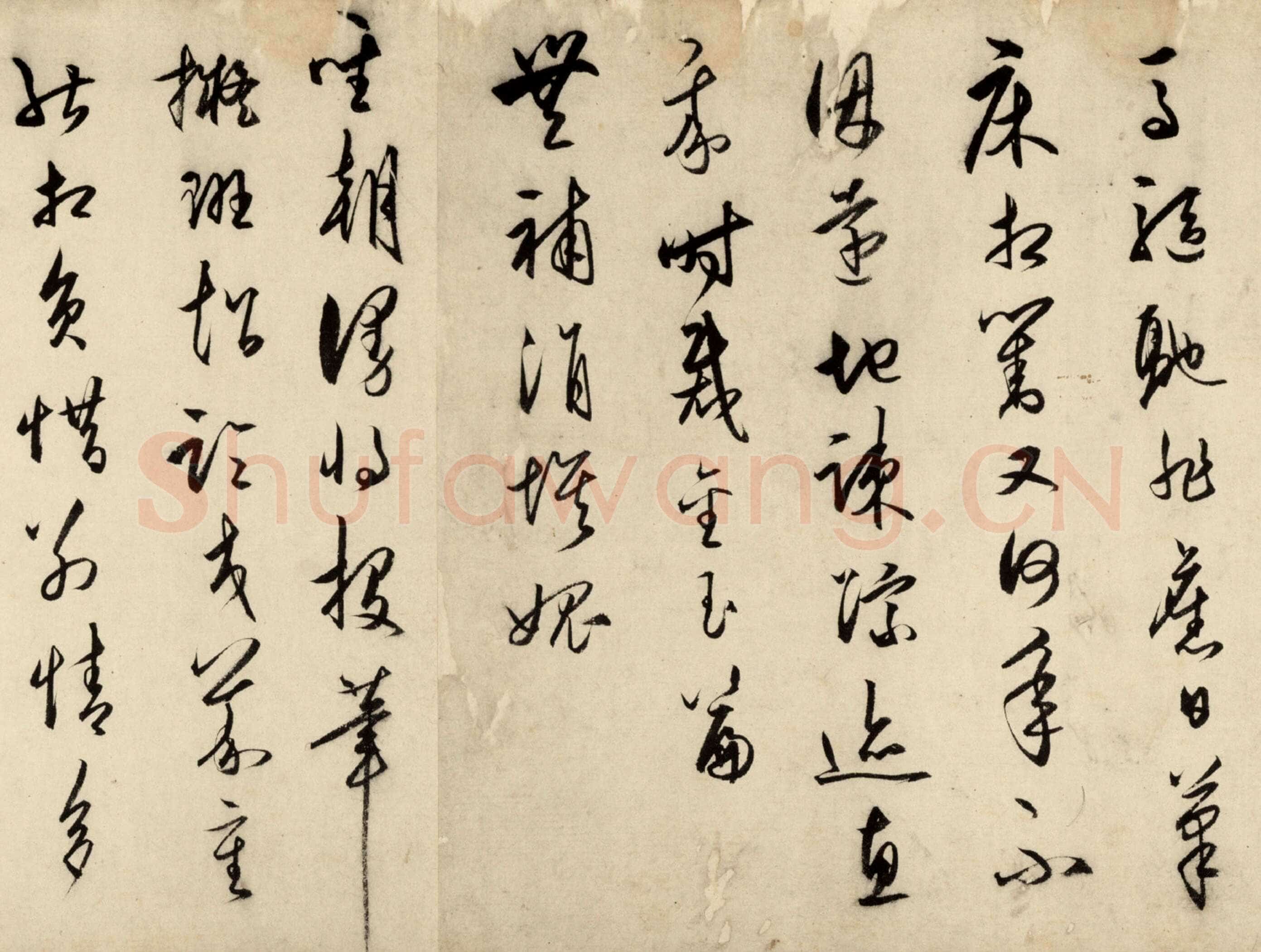 王守仁《龙江留别诗》纸本 草书 28.1×296.6cm 正德十一年(1516)北京故宫博物院藏