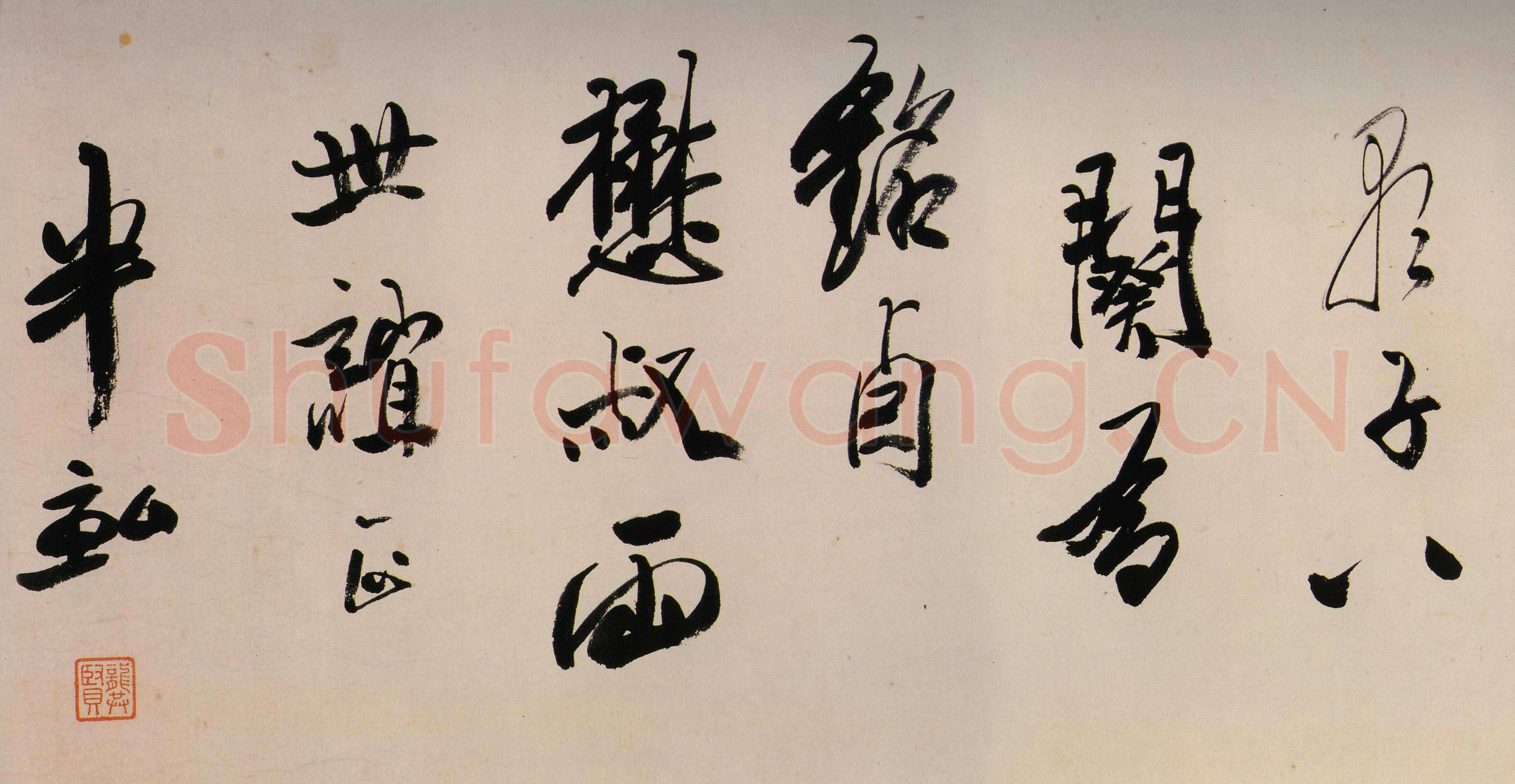 龚贤《行书渔歌子词卷》纸本行书 29.3×685.3cm。湖北省博物馆藏