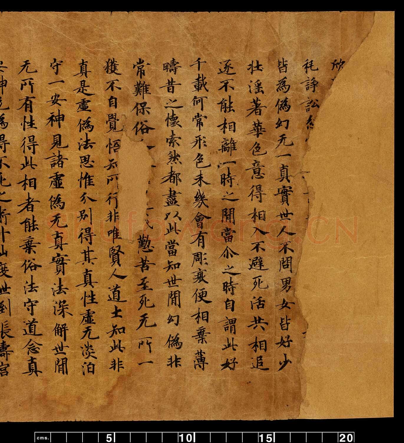 敦煌书法敦煌书法道教经典,摘自东晋至北宋道教经典3