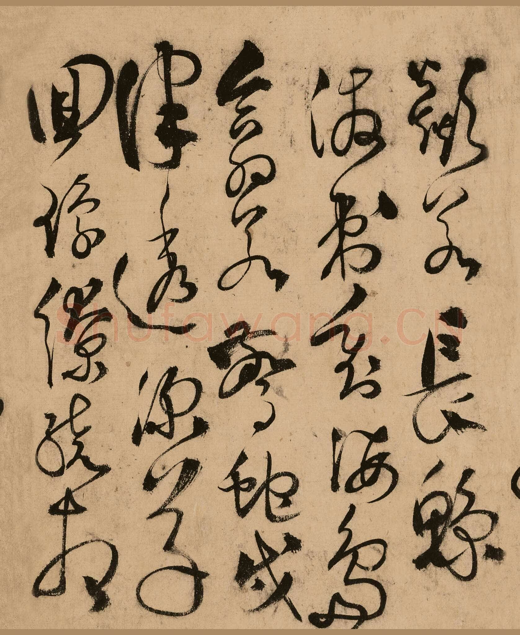 张弼《狂草任华怀素上人草书歌》(传)纸本 31.5×526cm