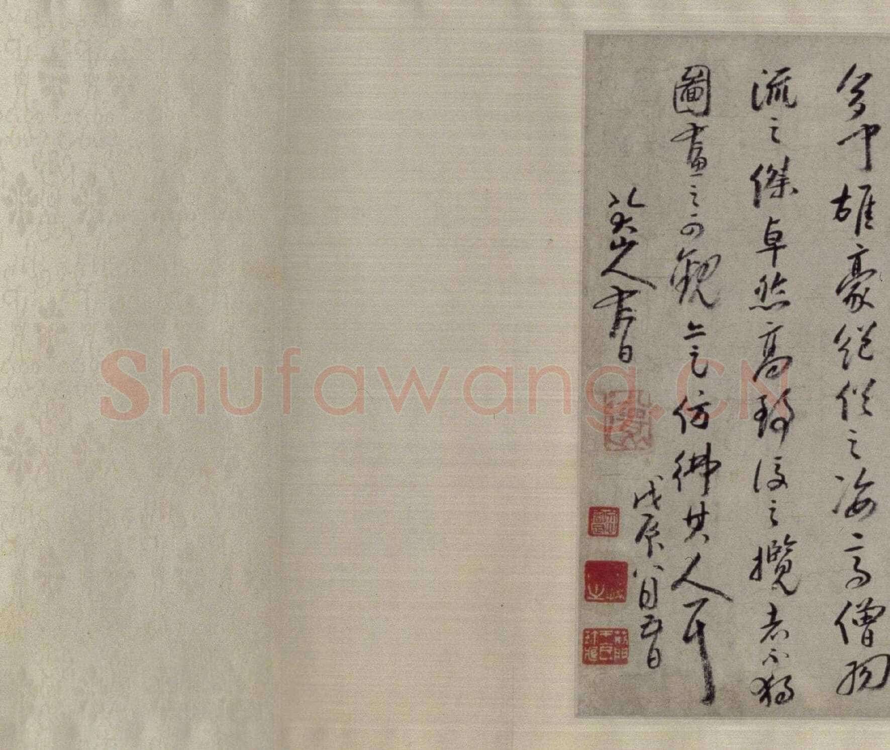 朱耷(八大山人)《西园雅集》卷 纸本 25.4X204.2cm 北京故宫博物院藏