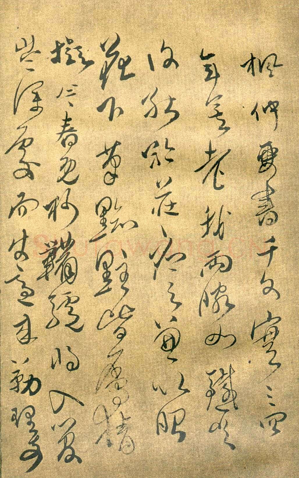 傅山《草书千字文》册 共12页 纸本 24.5×13cm 山西省博物院藏