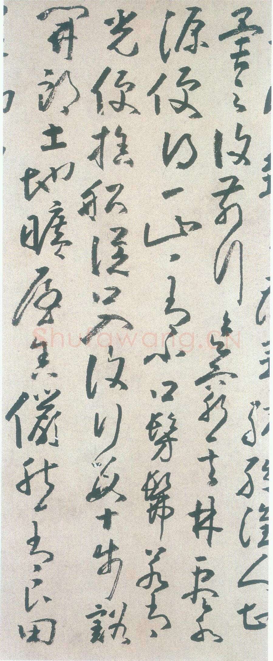 黄慎草书桃花源记