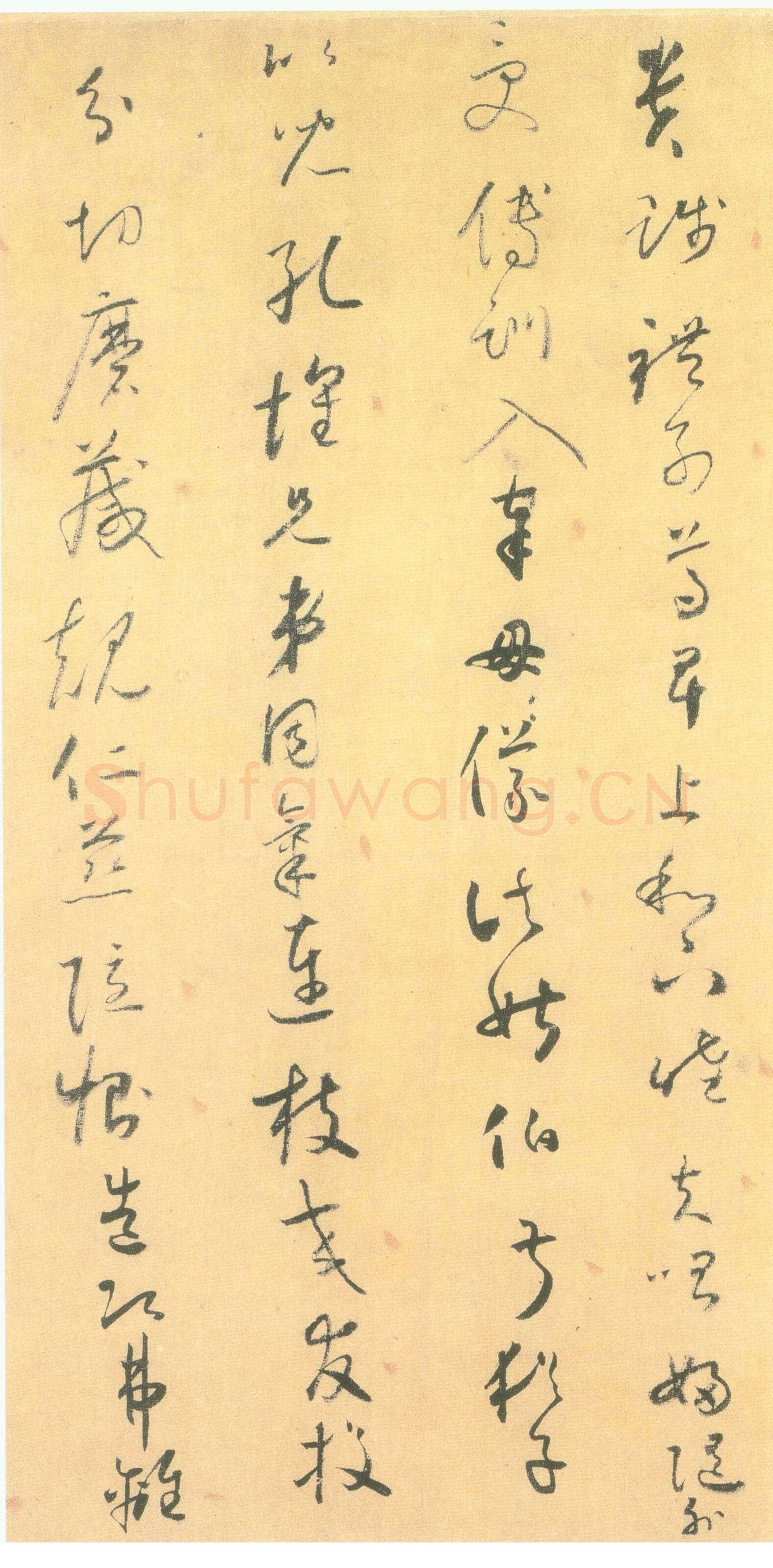 怀素《小草千字文》绢本 33.7×1730.0cm 台北故宫博物院藏