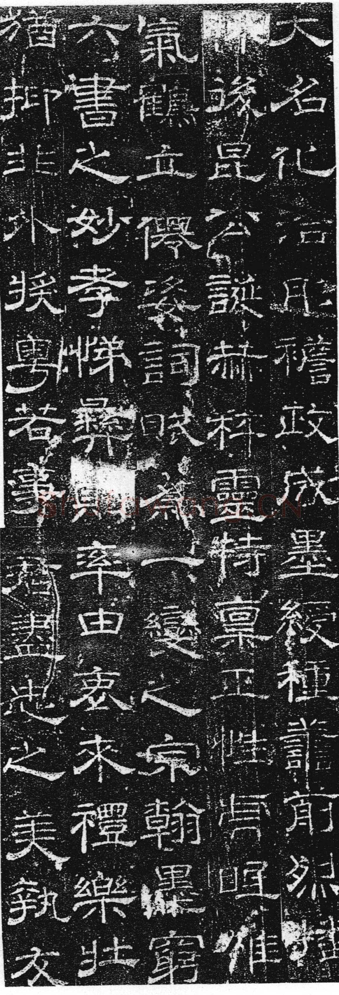 徐浩《张庭珪墓志》隶书
