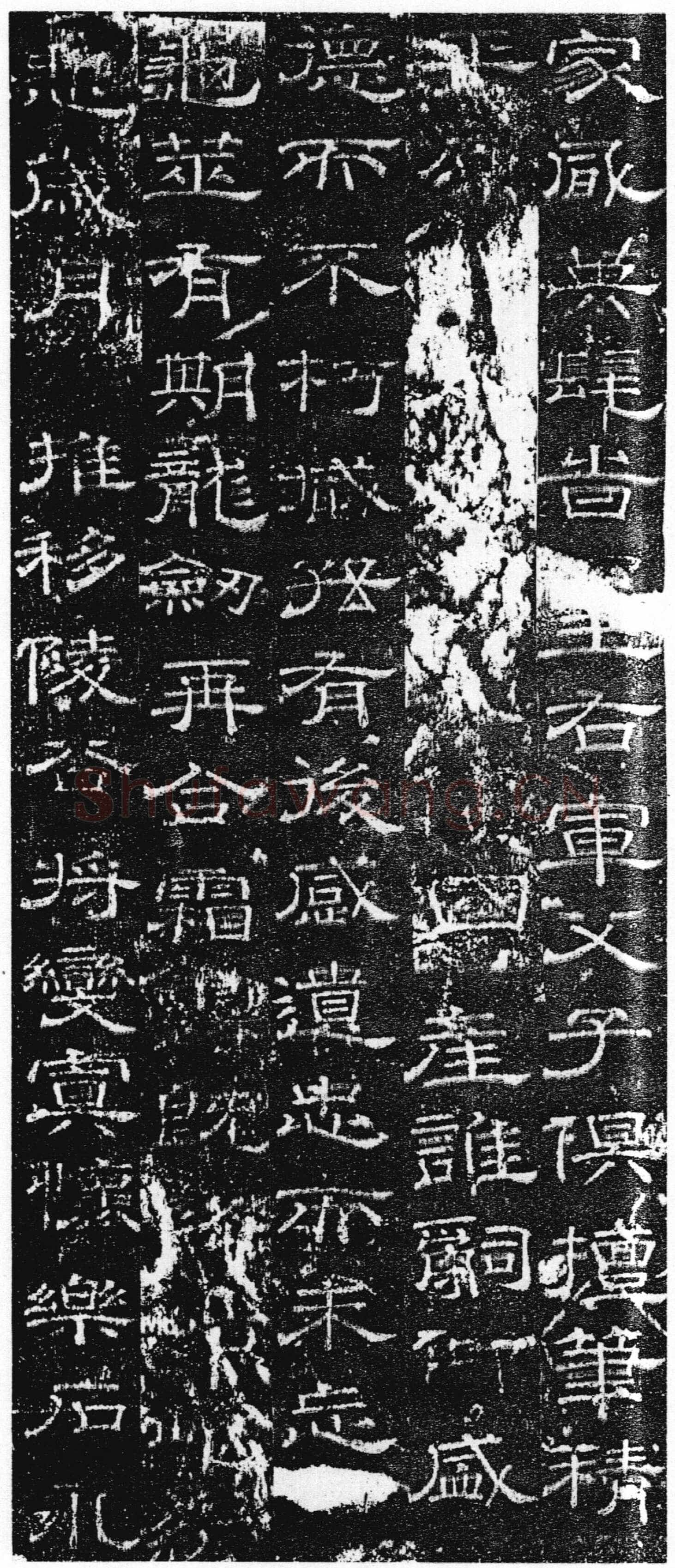 徐浩《张庭珪墓志》隶书