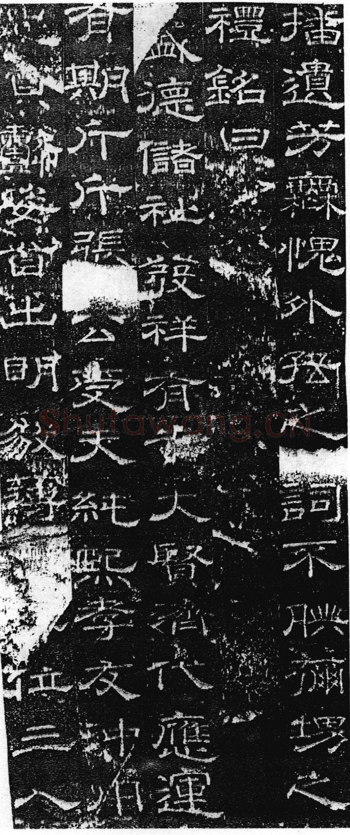 徐浩《张庭珪墓志》隶书