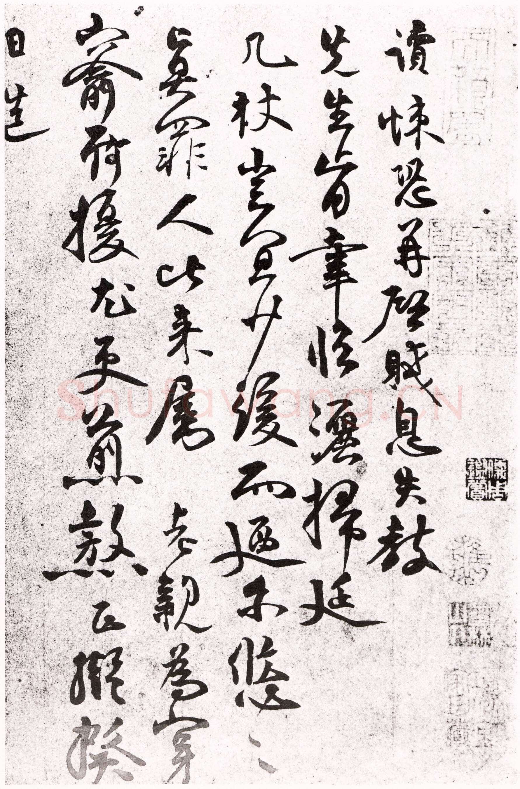 张读《悚恐帖》贱息失教帖