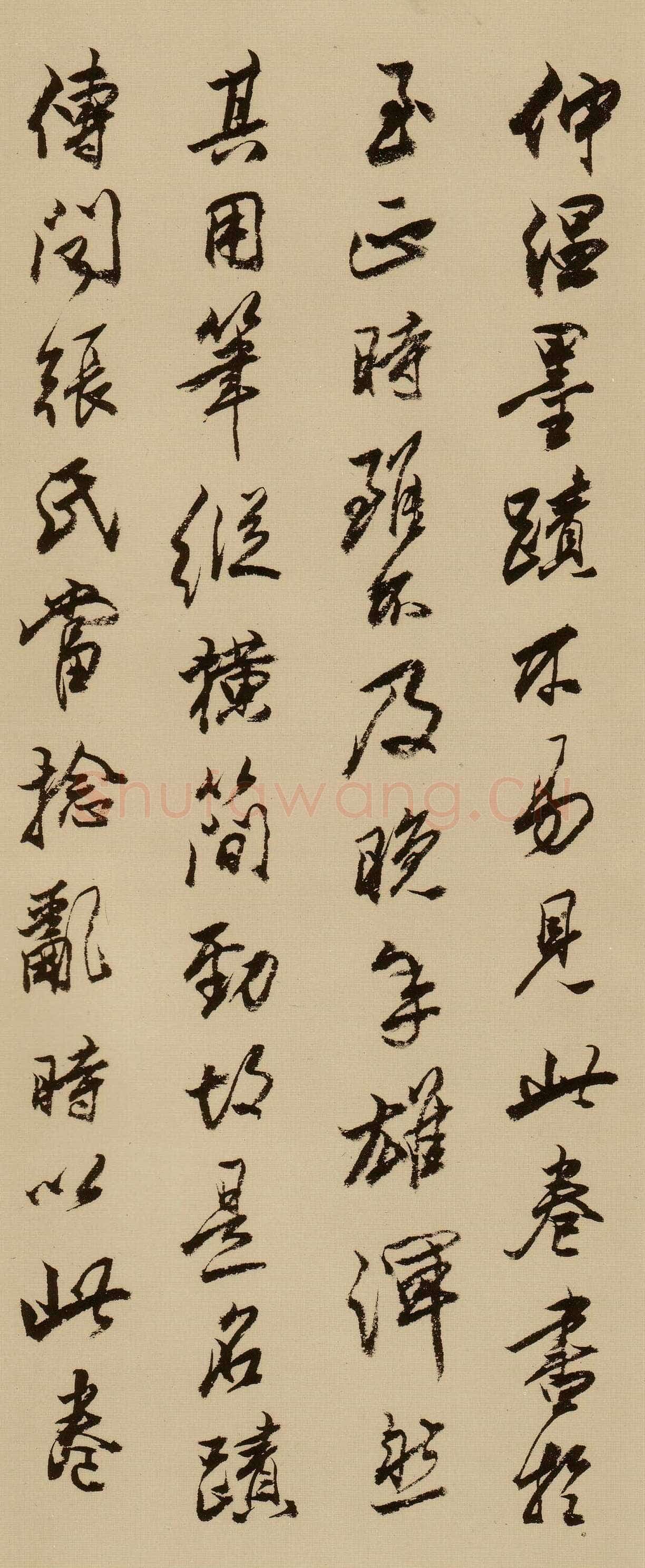 宋克《草书唐宋人诗卷》纸本 27.5×498.7cm 至正二十年(1360年)上海博物馆藏