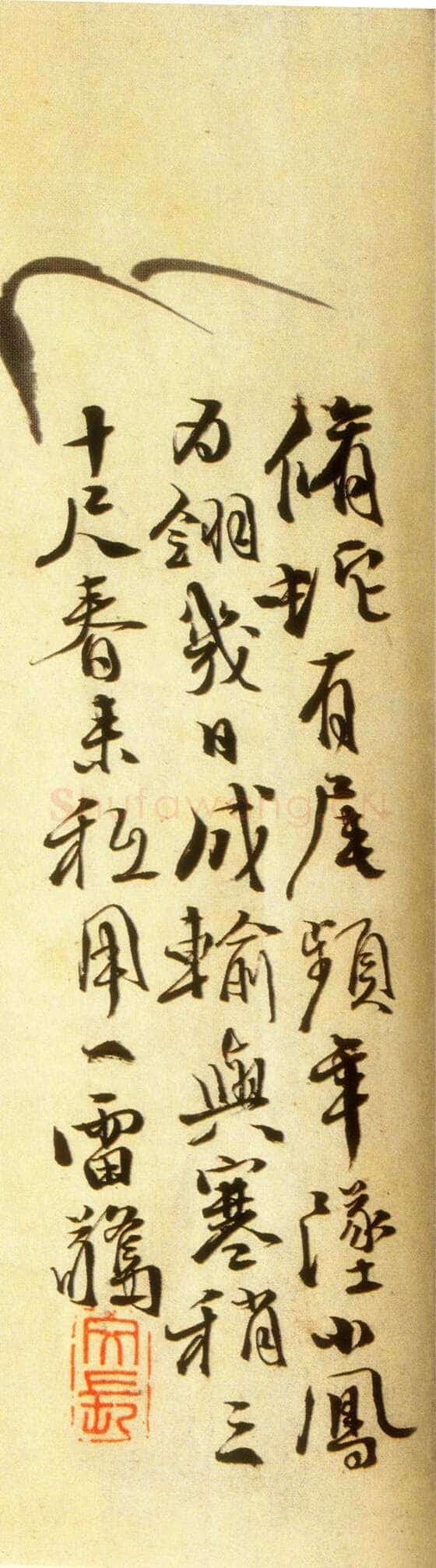 徐渭《水仙、菊石、兰花、墨竹、牡丹》