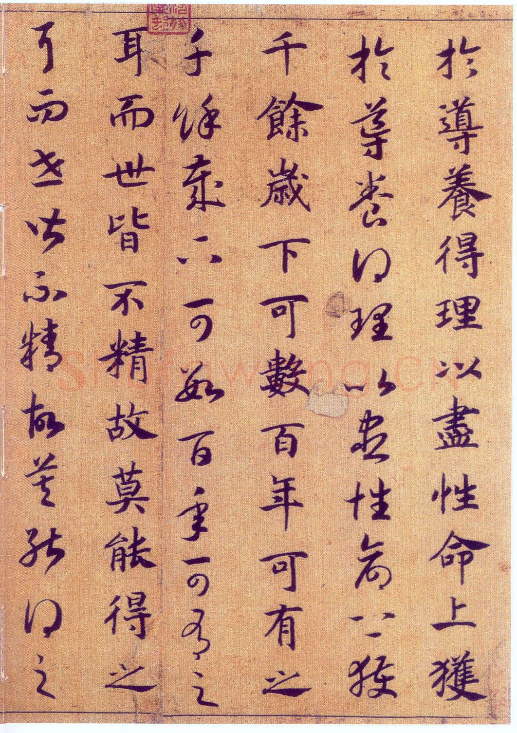赵构《真草书养生论卷》纸本 23.5×602.8cm 上海博物馆藏