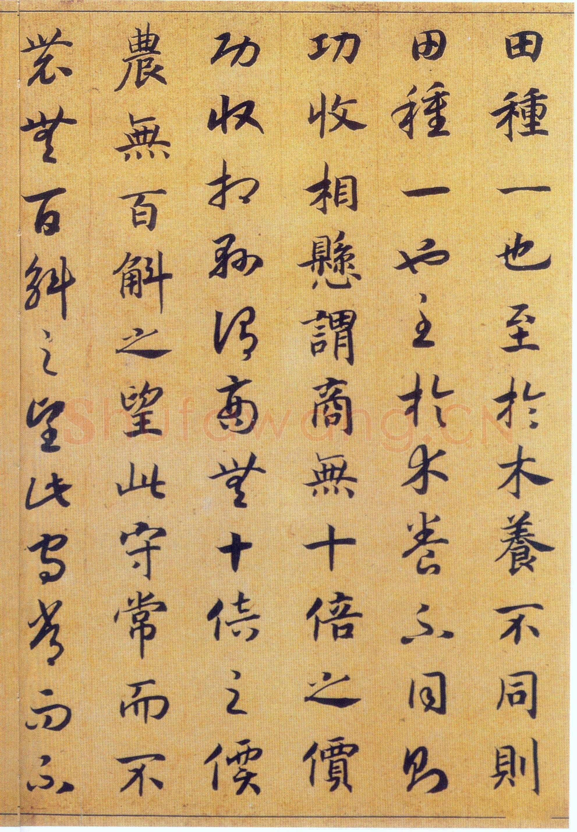 赵构《真草书养生论卷》纸本 23.5×602.8cm 上海博物馆藏
