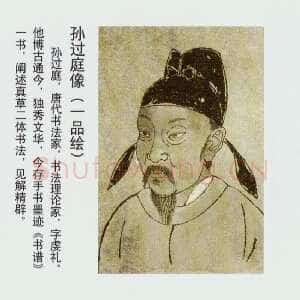 唐代 孙过庭 草书《书谱、草书千字文第五本卷》