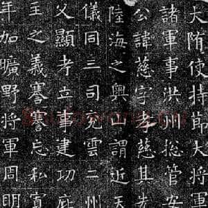 隋朝 佚名 楷书《苏慈墓志》