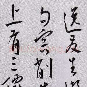 明代王宠《草书杂诗三首册》纸本 草书。28.8×25.4厘米