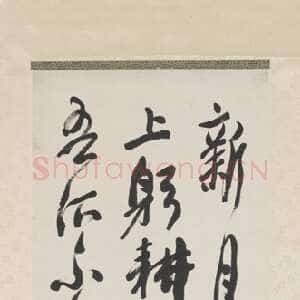 清代蒲华《行书张潮幽梦影轴》纸本行书 147.2×37.2cm 台北故宫博物院藏