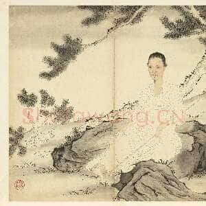 清代石涛《小楷道德经册》纸本楷书 本幅 24×12.7cm 台北故宫博物院藏 《自题山水真迹册》纸本行书 15×42.5cm 台北故宫博物院藏