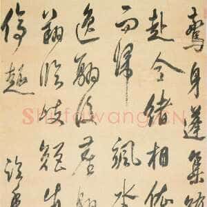 清代张照《临董其昌轴》纸本行草书 123×53cm 重庆市博物馆藏
