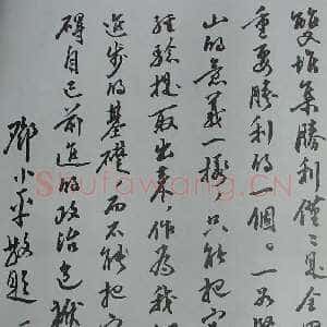 近现代邓小平为双堆集大捷题词1949年