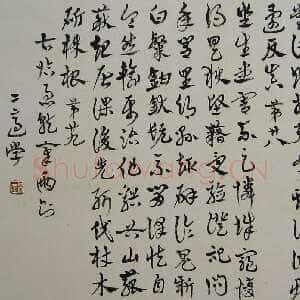 近现代高二适《临急就章》33×50cm