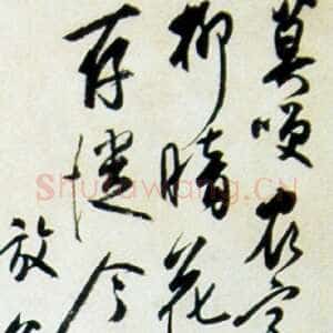 近现代白蕉《草书奇花小草四言联》